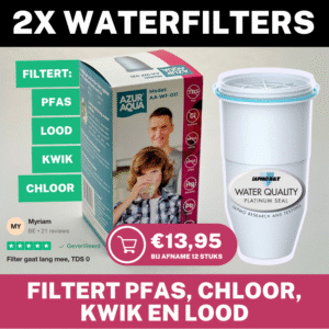 Twee AzurAqua® WaterFilters
