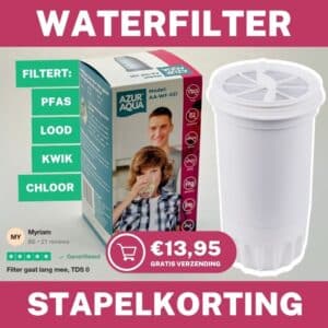 Stapelkorting AzurAqua® WaterFilter