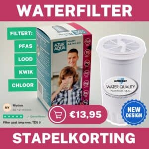 Stapelkorting AzurAqua® WaterFilter