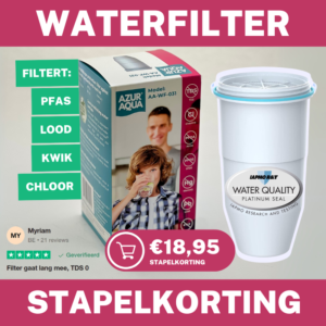 Stapelkorting AzurAqua® WaterFilter