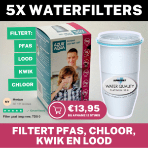 Vijf AzurAqua® WaterFilters