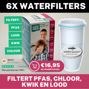 6x AzurAqua® WaterFilters